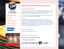 Tablet Screenshot of hollandpannenkoeken.nl